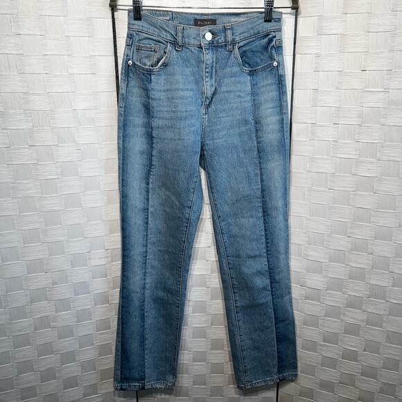 DL1961 Women's Patti Straight High Rise Vintage Jeans Size 24 Classic Denim - Picture 12 of 12